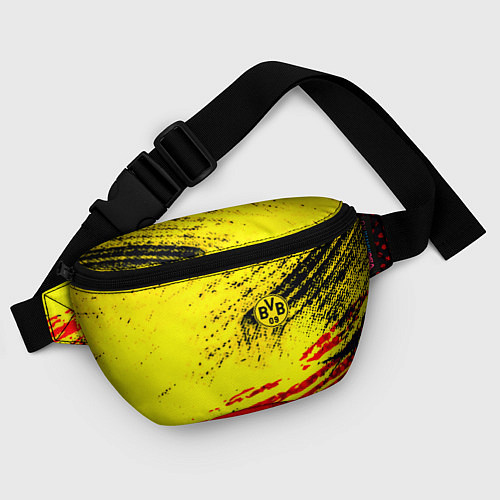 Поясная сумка Borussia color краски спорт / 3D-принт – фото 4