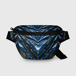Поясная сумка Синие драгоценные кристаллы