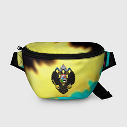 Поясная сумка Российская империя герб краски, цвет: 3D-принт