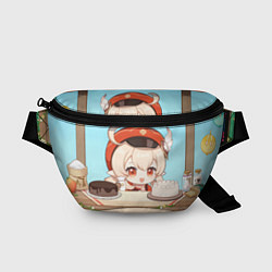 Поясная сумка Genshin Impact Кли cute chibi, цвет: 3D-принт