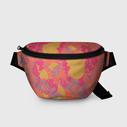 Поясная сумка Цветной яркий камуфляж, цвет: 3D-принт