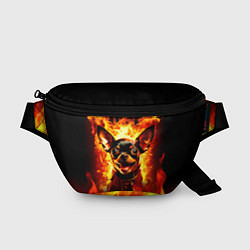 Поясная сумка Адский Пёс, цвет: 3D-принт