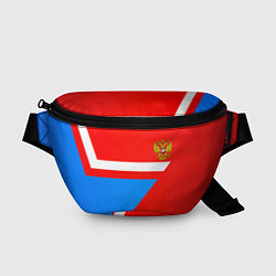 Поясная сумка Герб России звезда спорт, цвет: 3D-принт
