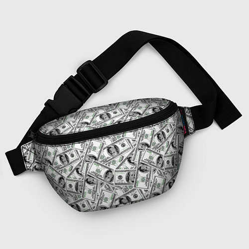 Поясная сумка Доллары - денежные знаки / 3D-принт – фото 4