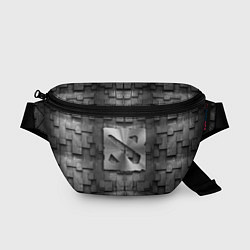 Поясная сумка Dota - metal texture, цвет: 3D-принт