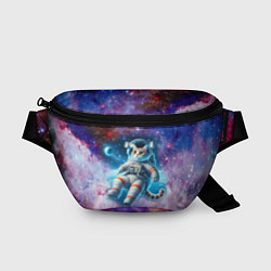 Поясная сумка The cat is a brave cosmonaut - ai art