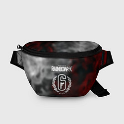 Поясная сумка Rainbow six gradient fire, цвет: 3D-принт