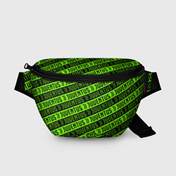 Поясная сумка Juventus green pattern sport