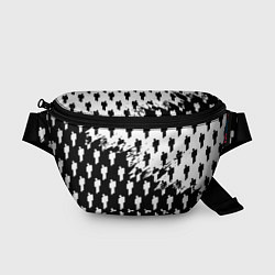 Поясная сумка Billie Eilish pattern black, цвет: 3D-принт