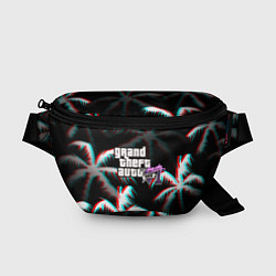 Поясная сумка GTA 6 vice city glitch, цвет: 3D-принт
