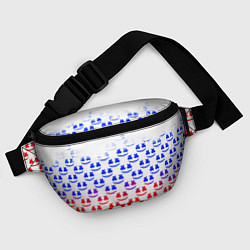 Поясная сумка Marshmello russia color, цвет: 3D-принт — фото 2