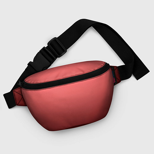 Поясная сумка Оттенок розовый антик градиент / 3D-принт – фото 4