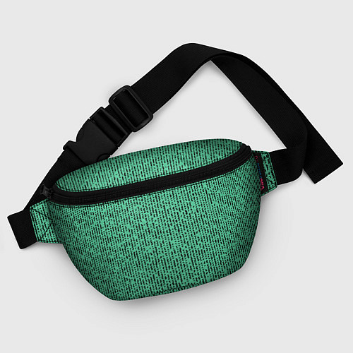 Поясная сумка Мозаика нефритовый зелёный / 3D-принт – фото 4
