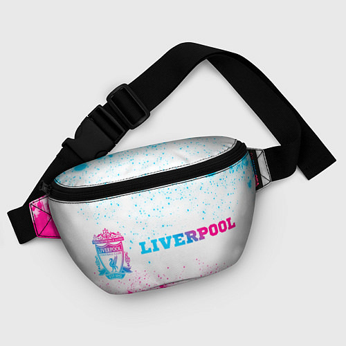 Поясная сумка Liverpool neon gradient style по-горизонтали / 3D-принт – фото 4