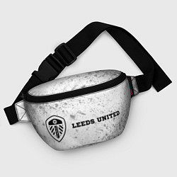 Поясная сумка Leeds United sport на светлом фоне по-горизонтали, цвет: 3D-принт — фото 2