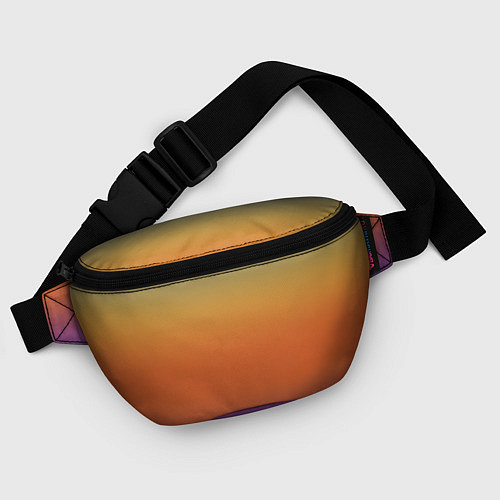 Поясная сумка Градиент цвета заката / 3D-принт – фото 4