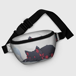 Поясная сумка Touhou Project Рин Каэмбё форма кошки, цвет: 3D-принт — фото 2