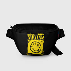 Поясная сумка Nirvana - смайлик