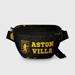 Поясная сумка Aston Villa - gold gradient по-горизонтали, цвет: 3D-принт
