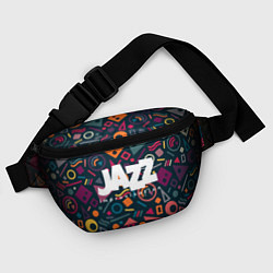 Поясная сумка Jazz improvisation, цвет: 3D-принт — фото 2