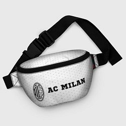 Поясная сумка AC Milan sport на светлом фоне по-горизонтали, цвет: 3D-принт — фото 2