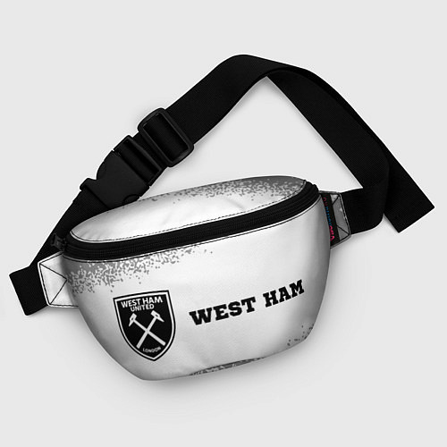 Поясная сумка West Ham sport на светлом фоне по-горизонтали / 3D-принт – фото 4