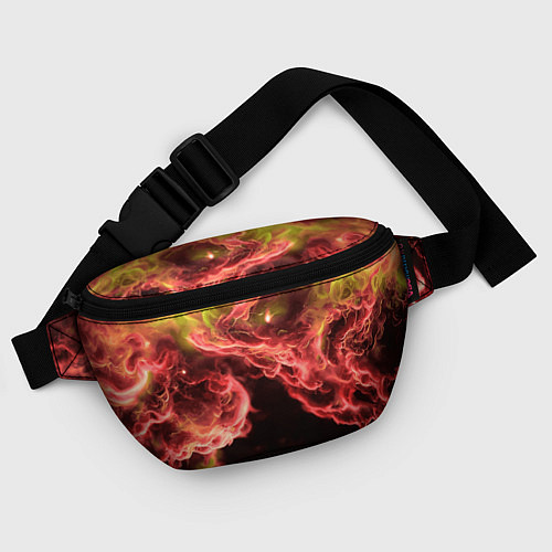 Поясная сумка Адское пламя инферно - inferno flame / 3D-принт – фото 4