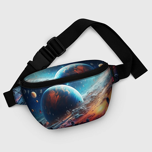 Поясная сумка Космос фантастическая планета / 3D-принт – фото 4