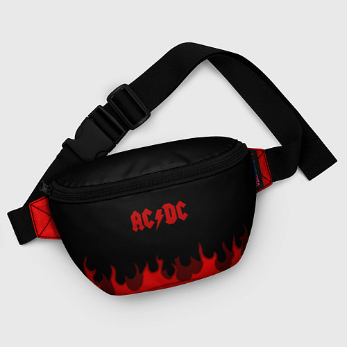 Поясная сумка AC DC fire rock steel / 3D-принт – фото 4