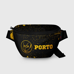 Поясная сумка Porto - gold gradient по-горизонтали
