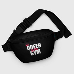 Поясная сумка Queen of the gym - crown, цвет: 3D-принт — фото 2