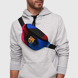 Поясная сумка Barcelona fc club gradient smoke, цвет: 3D-принт — фото 2