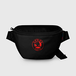 Поясная сумка Skoda red logo