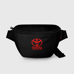Поясная сумка Toyota red logo, цвет: 3D-принт