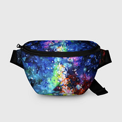 Поясная сумка Яркий млечный путь, цвет: 3D-принт