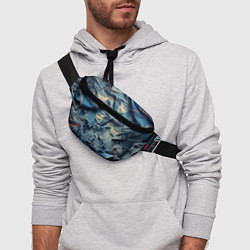 Поясная сумка Denim rags - fashion trend, цвет: 3D-принт — фото 2