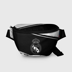Поясная сумка Реал мадрид белое лого