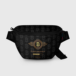 Поясная сумка Биткоин миллионер - золотой, цвет: 3D-принт