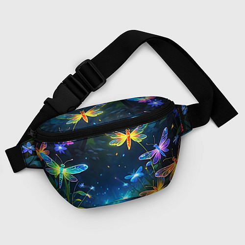 Поясная сумка Сказочный лес - бабочки / 3D-принт – фото 4
