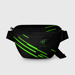 Поясная сумка Razer line green