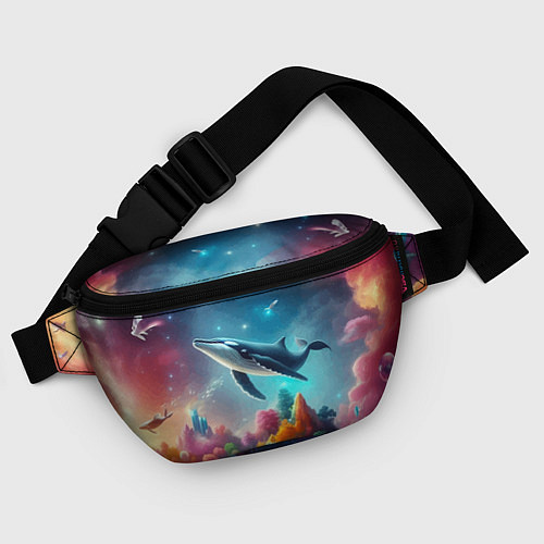 Поясная сумка Космический кит - нейросеть / 3D-принт – фото 4