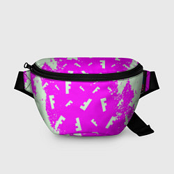 Поясная сумка Fortnite pattern pink