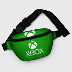 Поясная сумка X-box logo green, цвет: 3D-принт — фото 2