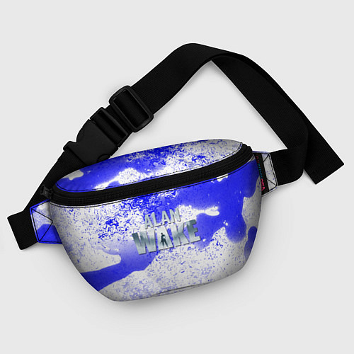 Поясная сумка Alan wake всплеск красок / 3D-принт – фото 4