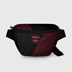 Поясная сумка Opel чёрно-розовый