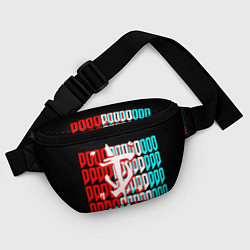 Поясная сумка Doom logo надписи, цвет: 3D-принт — фото 2