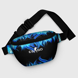 Поясная сумка CGGO blue flame, цвет: 3D-принт — фото 2