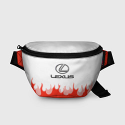 Поясная сумка Lexus fire, цвет: 3D-принт