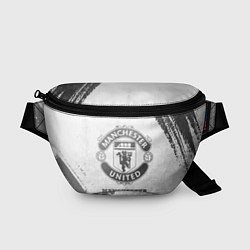 Поясная сумка Manchester United - white gradient, цвет: 3D-принт