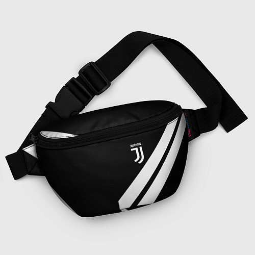 Поясная сумка Juventus line white / 3D-принт – фото 4